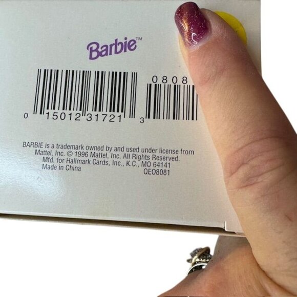 Hallmark Keepsake Ornament 1996 Easter Collection Springtime Barbie Collectors S - Picture 5 of 7